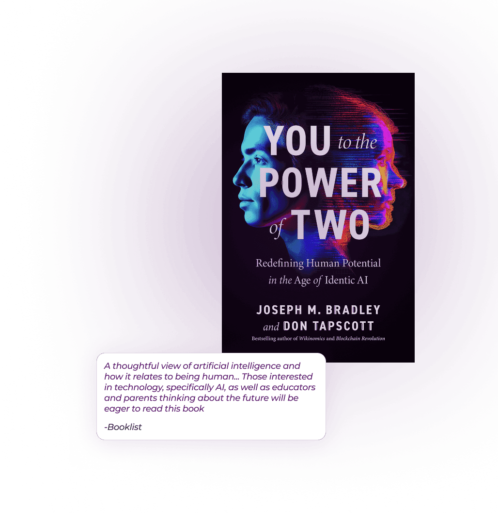 You to the Power of Two — book cover with review quote